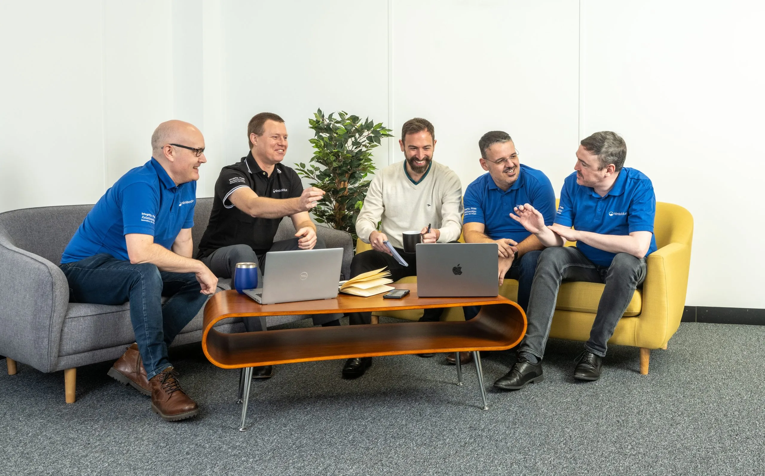 The Nimbus Blue IT Support team photo